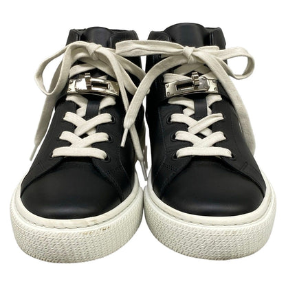 Hermes Sneakers 36.5 Daydream Black White Kelly High Cut Leather — view 5