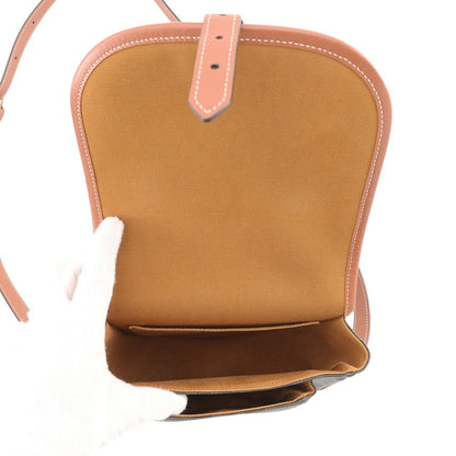 Celine Shoulder Bag Folco Triomphe Calf Leather Brown — view 6