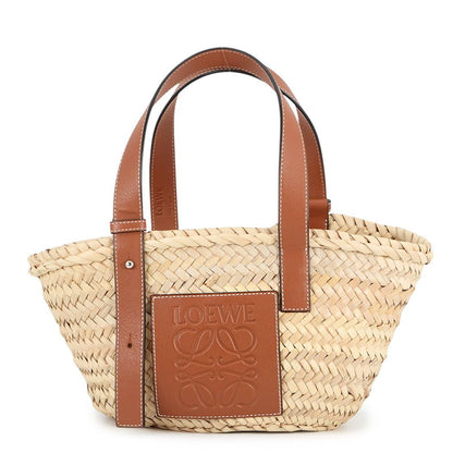 Loewe Handbag Basket Bag Small Raffia Leather
