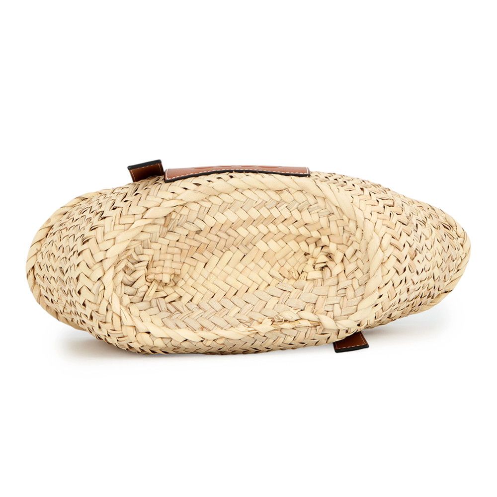 Loewe Handbag Basket Bag Small Raffia Leather — view 3