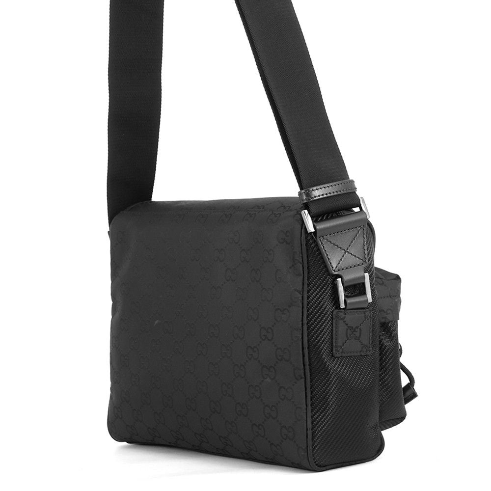 Gucci Shoulder Bag Cross GG Nylon Black — view 2