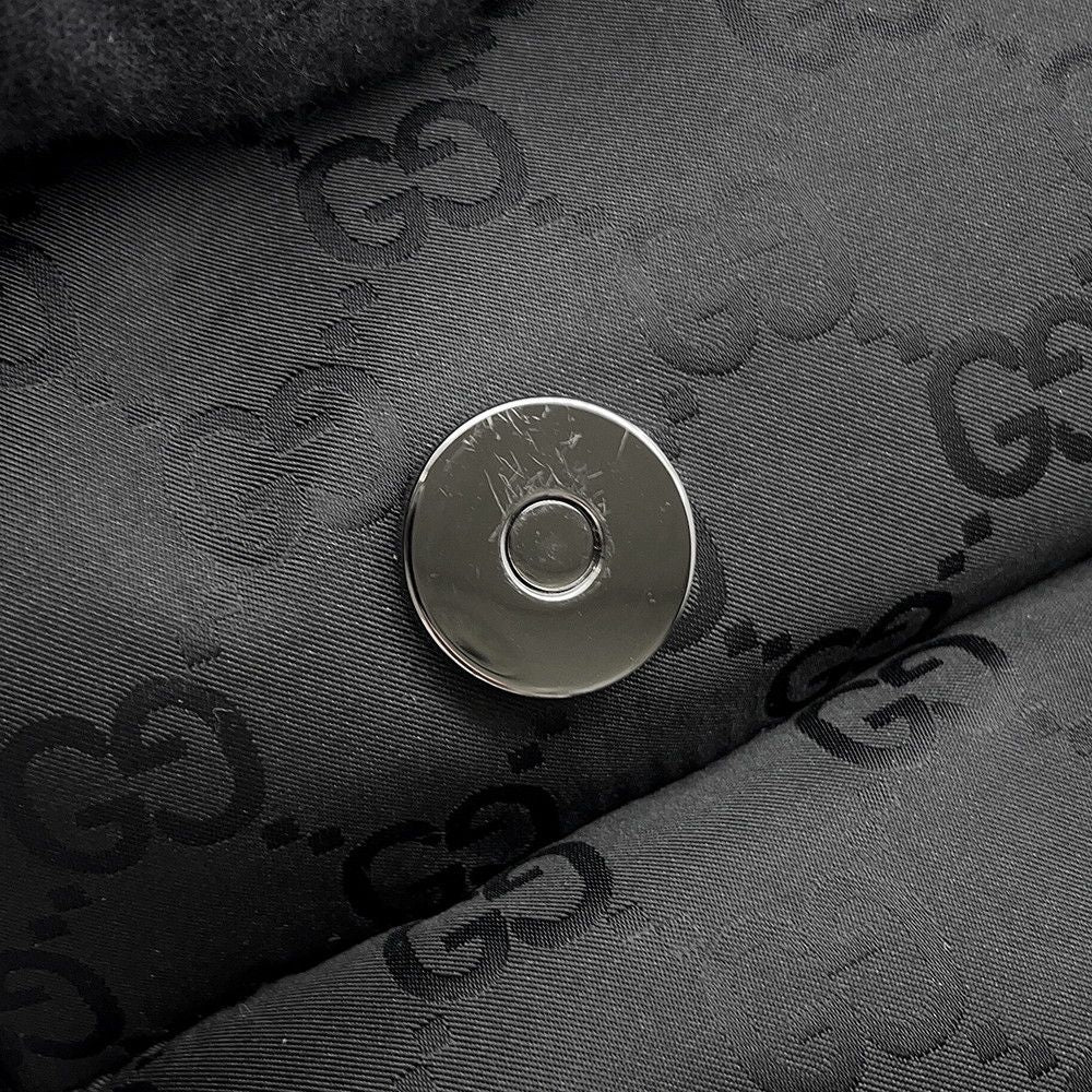 Gucci Shoulder Bag Cross GG Nylon Black — view 9