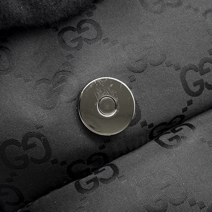 Gucci Shoulder Bag Cross GG Nylon Black — view 9