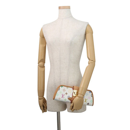 Louis Vuitton Shoulder Bag Monogram Multicolor Charlie 2-Way Clutch White — view 4