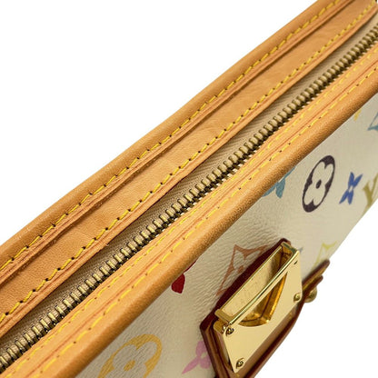Louis Vuitton Shoulder Bag Monogram Multicolor Charlie 2-Way Clutch White — view 8