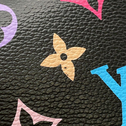 Louis Vuitton Handbag Monogram Multicolor Speedy 30 Bag Black — view 7