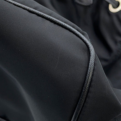 Prada Backpack Nylon Leopard Black — view 7