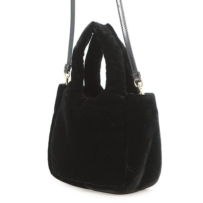 Prada Mini Bag Velvet 2-Way Black — view 2