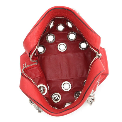 Prada Chain Handbag Perforated Leather — view 5