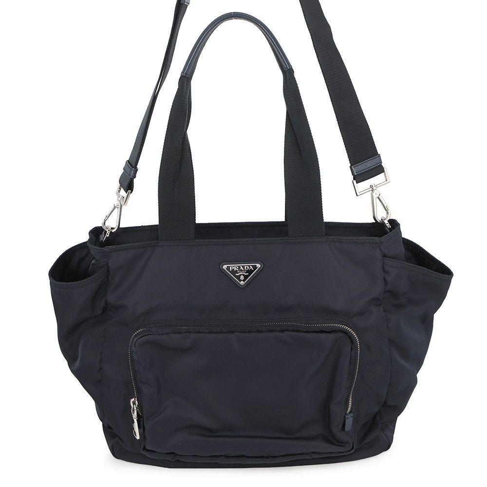 Prada Tote Baby Nylon 2-Way Mother's