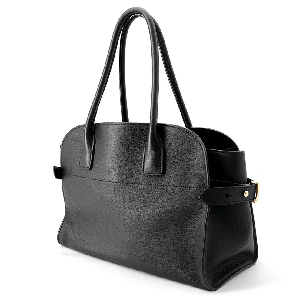 Prada Tote Logo Leather Black — view 2