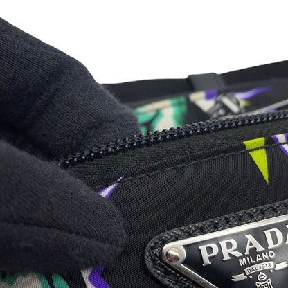 Prada Belt Bag Universal Studio Collaboration Frankenstein Nylon Black — view 8