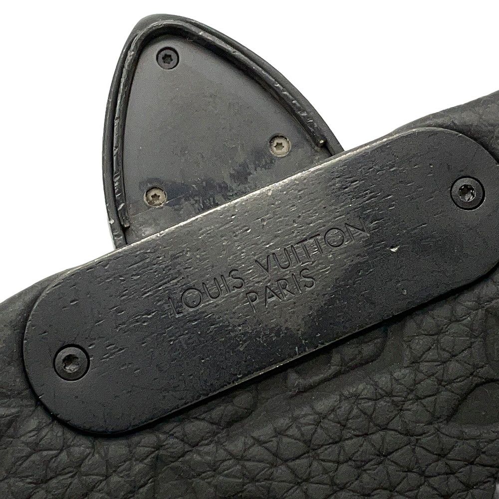 Louis Vuitton Shoulder Bag Monogram Taurillon S Cape Black — view 8