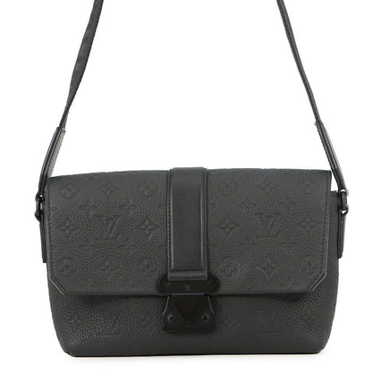 Louis Vuitton Shoulder Bag Monogram Taurillon S Cape Black