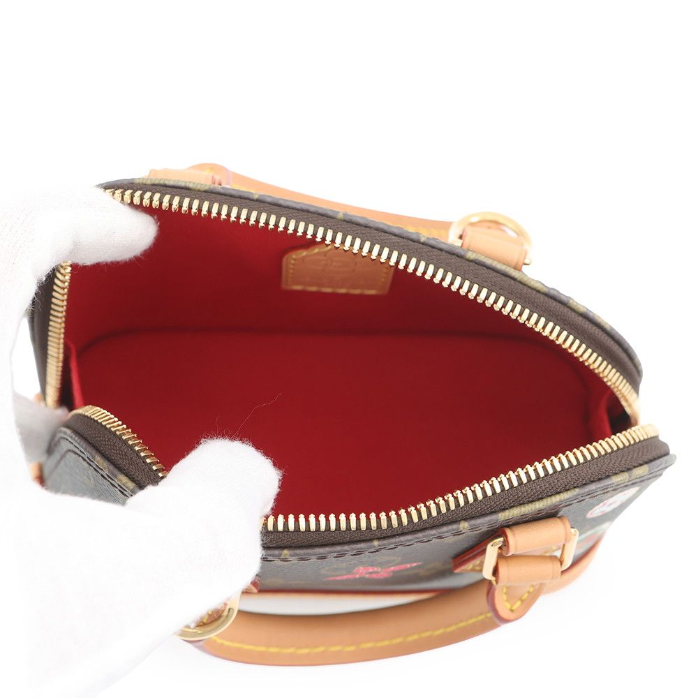 Louis Vuitton Handbag Monogram Vivienne Nano Alma 2-Way Christmas — view 6