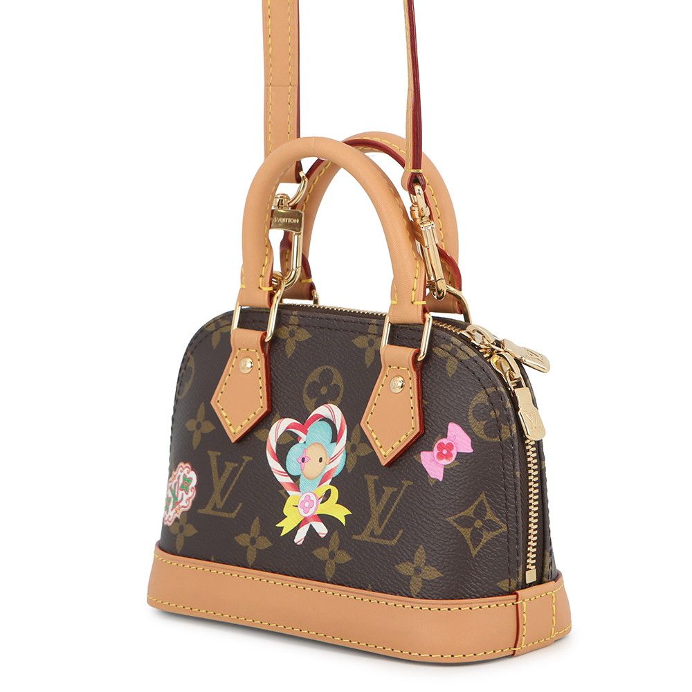 Louis Vuitton Handbag Monogram Vivienne Nano Alma 2-Way Christmas — view 2