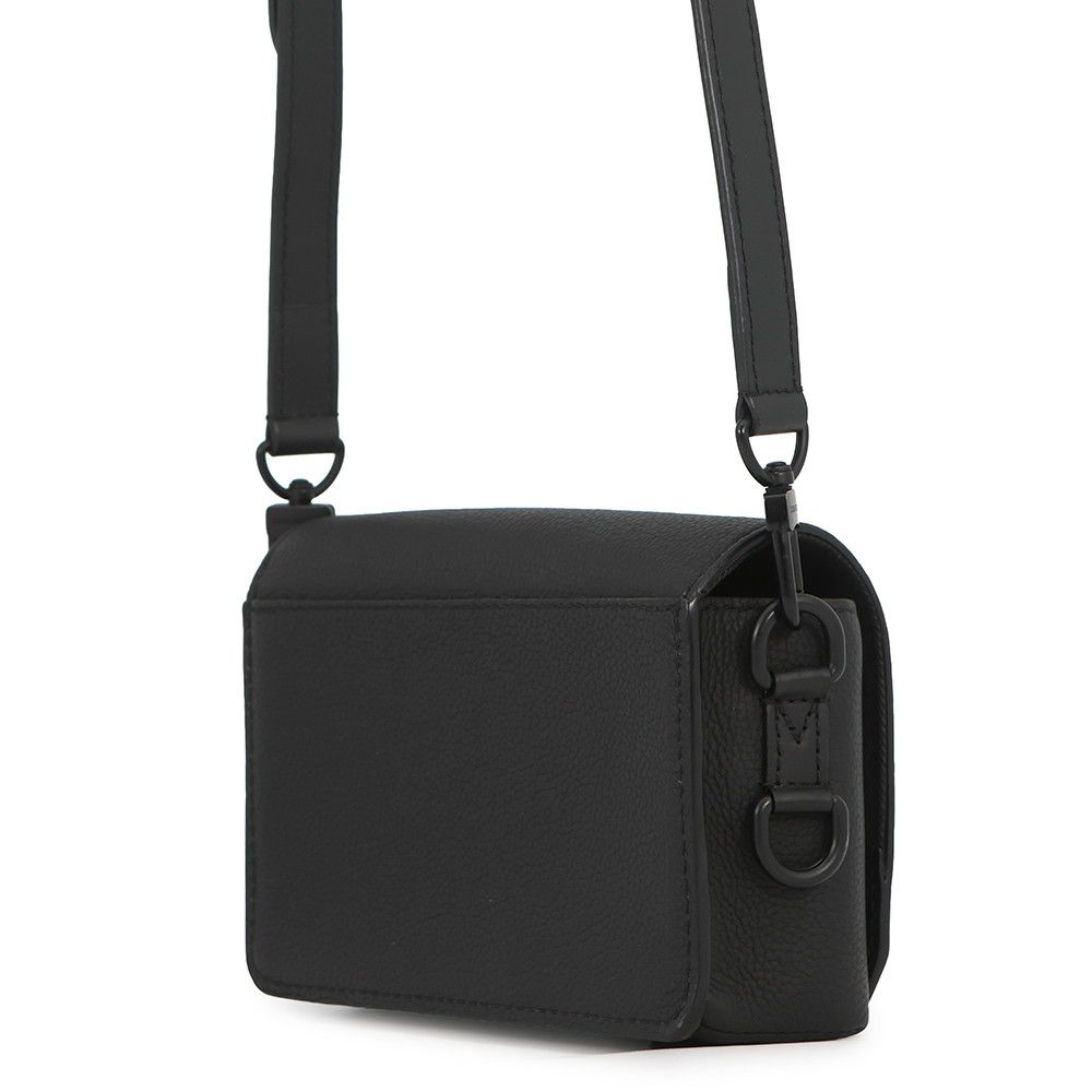 Louis Vuitton Shoulder Bag Leather LV Aerogram Fast Line Wearable Wallet Black — view 2