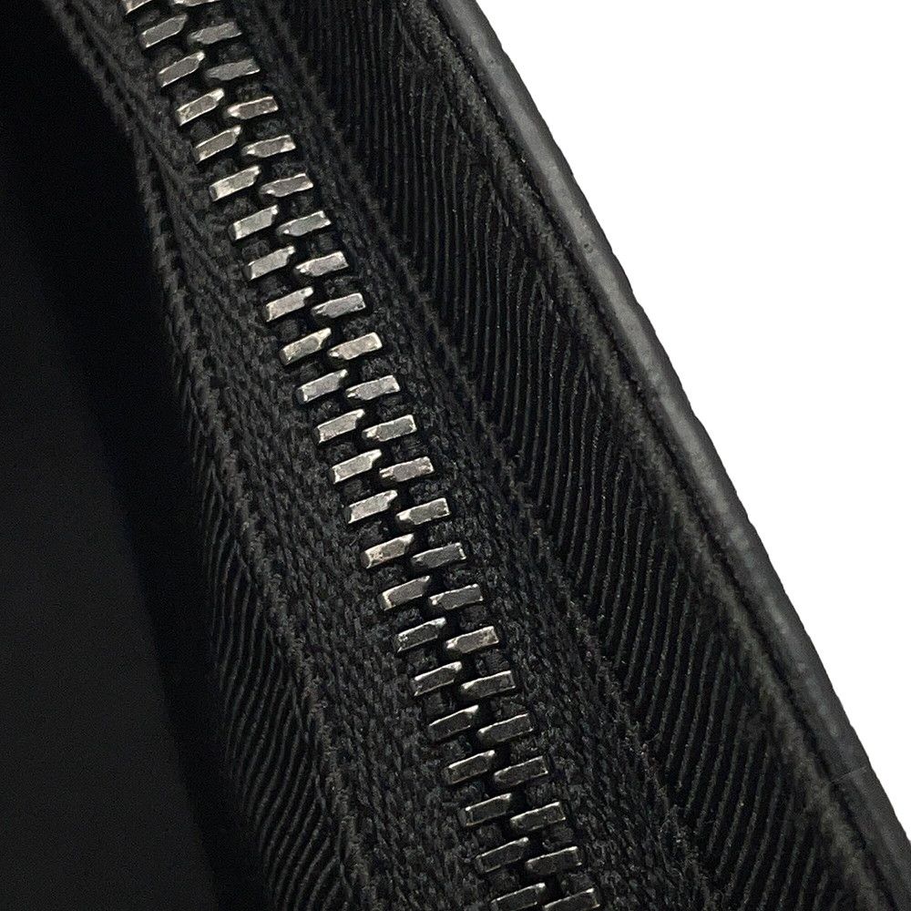 Louis Vuitton Shoulder Bag Leather LV Aerogram Fast Line Wearable Wallet Black — view 8