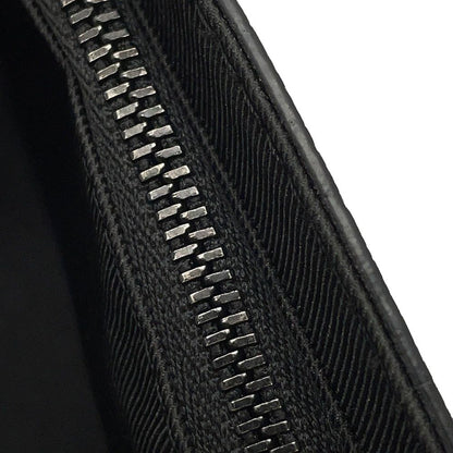 Louis Vuitton Shoulder Bag Leather LV Aerogram Fast Line Wearable Wallet Black — view 8
