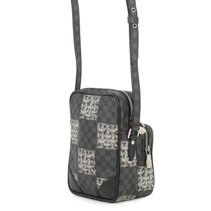 Louis Vuitton Shoulder Bag Damier Graphite Amazon Christopher Nemes Black — view 2