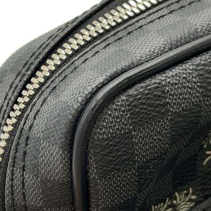 Louis Vuitton Shoulder Bag Damier Graphite Amazon Christopher Nemes Black — view 9
