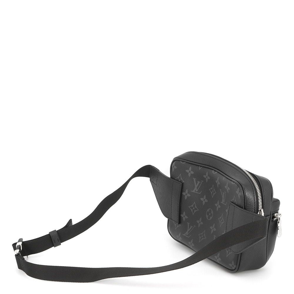 Louis Vuitton Belt Bag Monogram Eclipse Taiga Outdoor Black Taigarama — view 2