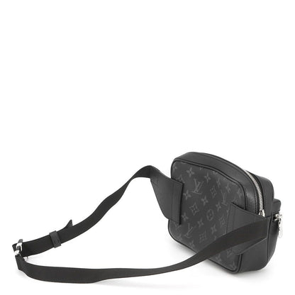 Louis Vuitton Belt Bag Monogram Eclipse Taiga Outdoor Black Taigarama — view 2
