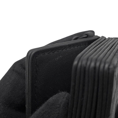Dior Card Case Lady Jasmine Lambskin Business Holder Black — view 6