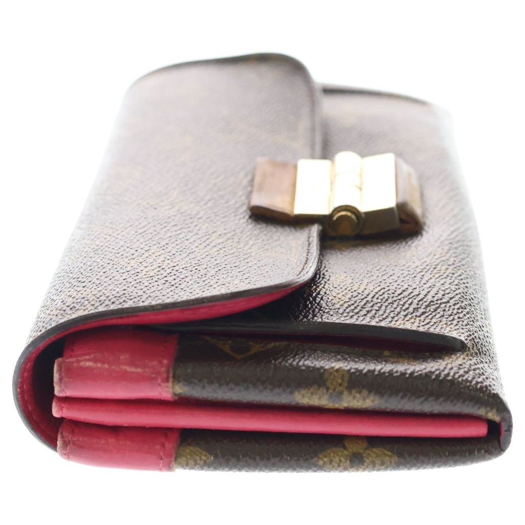 Louis Vuitton Portefeuille Elise Monogram Wallet Brown — view 3