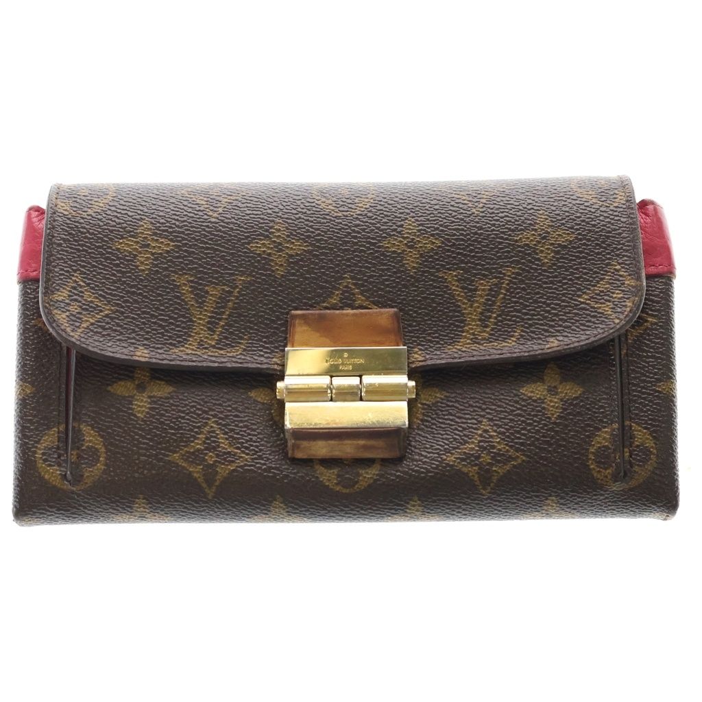 Louis Vuitton Portefeuille Elise Monogram Wallet Brown