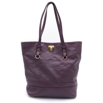 Louis Vuitton Monogram Empreinte Citadine PM Tote Purple Leather Gold