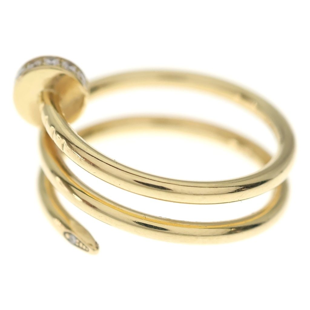 Cartier Juste un Clou Diamond Double Ring Gold — view 4