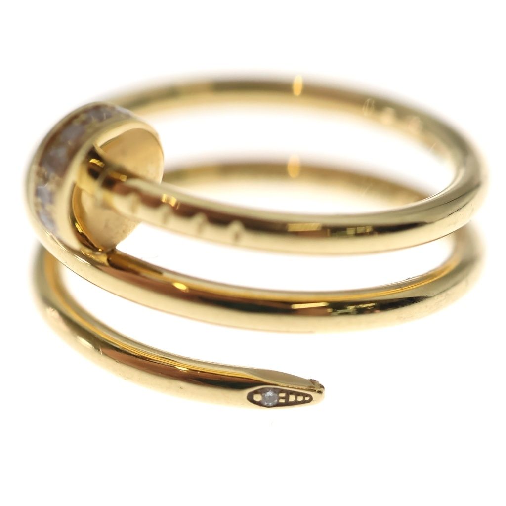 Cartier Juste un Clou Diamond Double Ring Gold — view 6