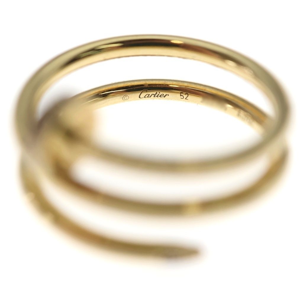 Cartier Juste un Clou Diamond Double Ring Gold — view 5