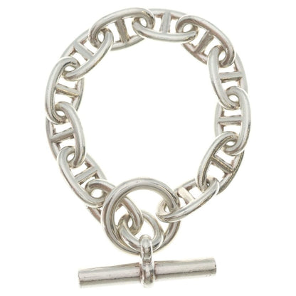Hermes Chaine D'ancre TGM Bracelet 12 Pieces Chain Silver