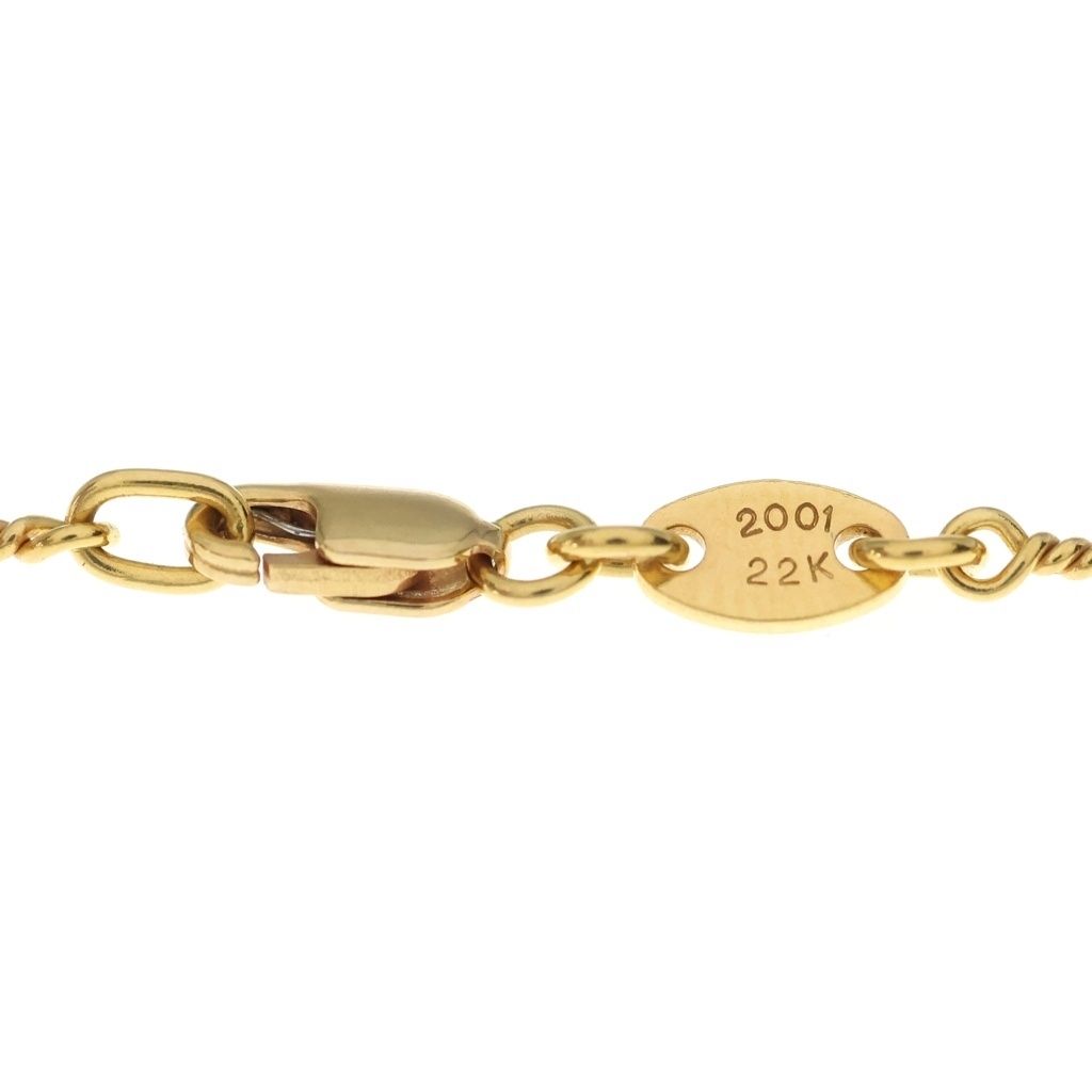 Chrome Hearts 22k Neckchain Twist Chain Necklace Gold — view 6