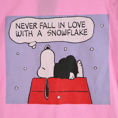 Moncler Peanuts Sunu Pickle Neck Short Sleeve T-Shirt Pink — view 6