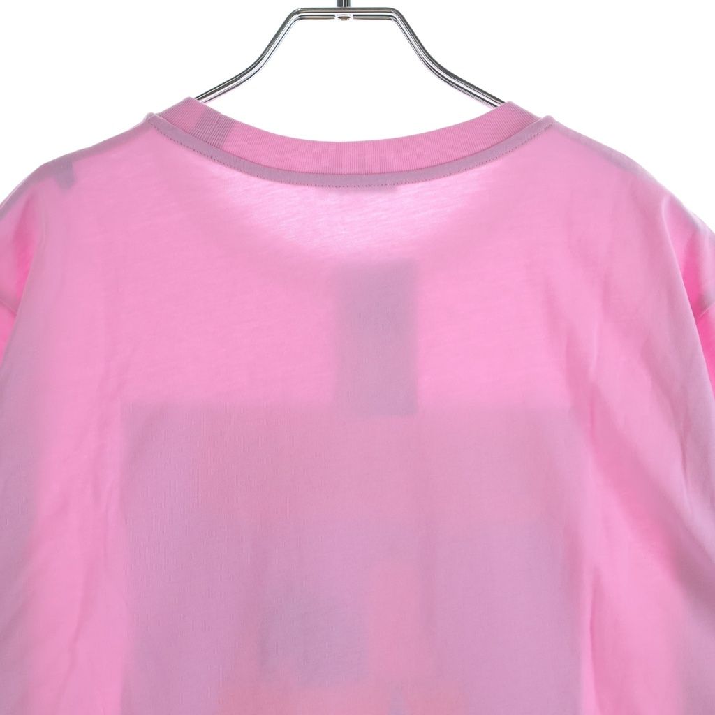 Moncler Peanuts Sunu Pickle Neck Short Sleeve T-Shirt Pink — view 4