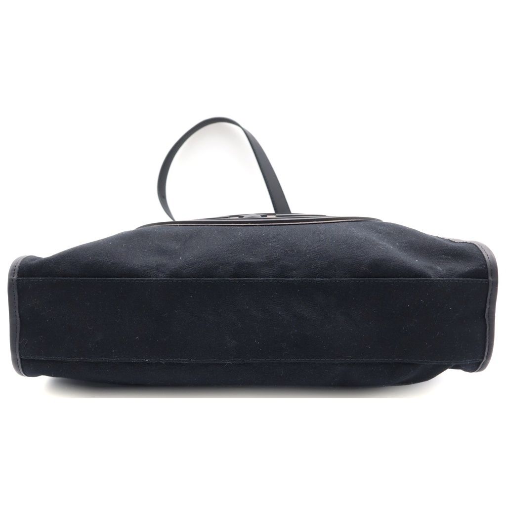 Fendi Lava Logo Canvas Tote Black Brown — view 4