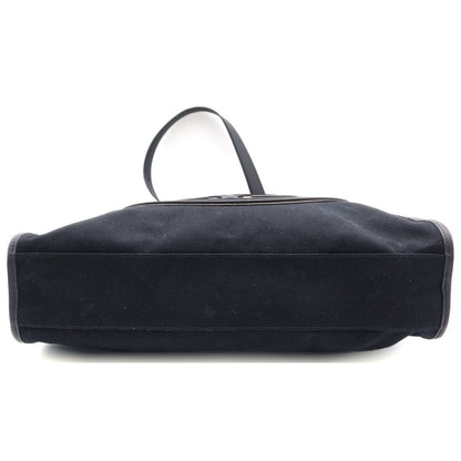 Fendi Lava Logo Canvas Tote Black Brown — view 4