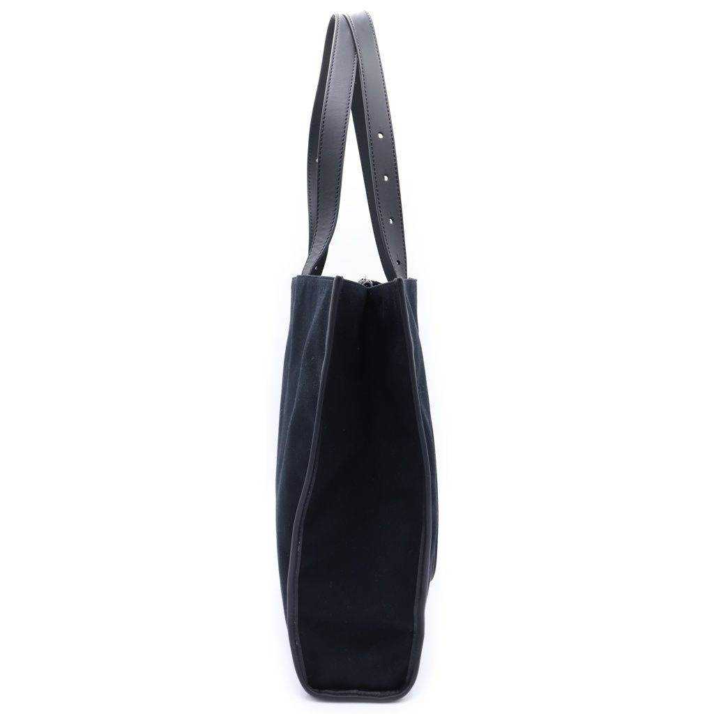 Fendi Lava Logo Canvas Tote Black Brown — view 3