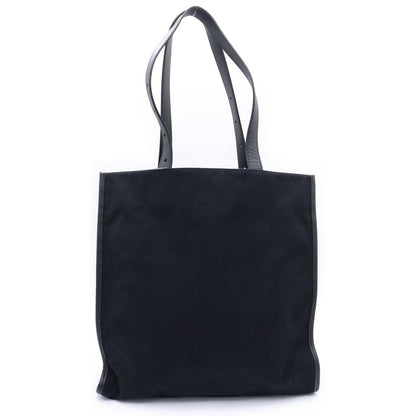 Fendi Lava Logo Canvas Tote Black Brown — view 2