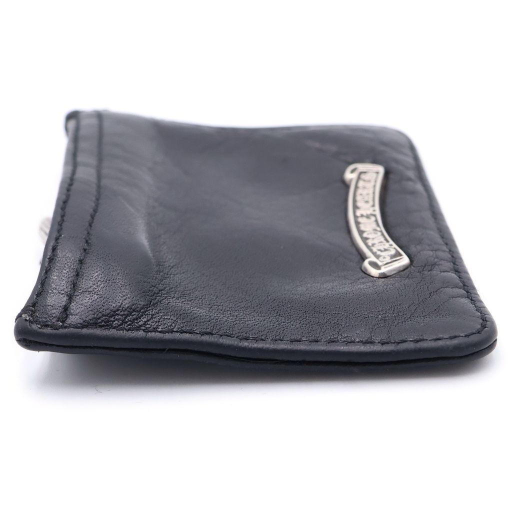 Chrome Hearts Zpr Chng Purse Change Daga Zip Coin Case Black — view 3