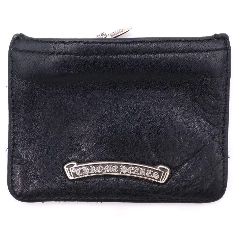 Chrome Hearts Zpr Chng Purse Change Daga Zip Coin Case Black