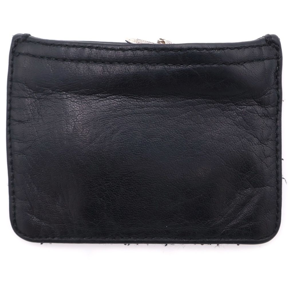 Chrome Hearts Zpr Chng Purse Change Daga Zip Coin Case Black — view 2