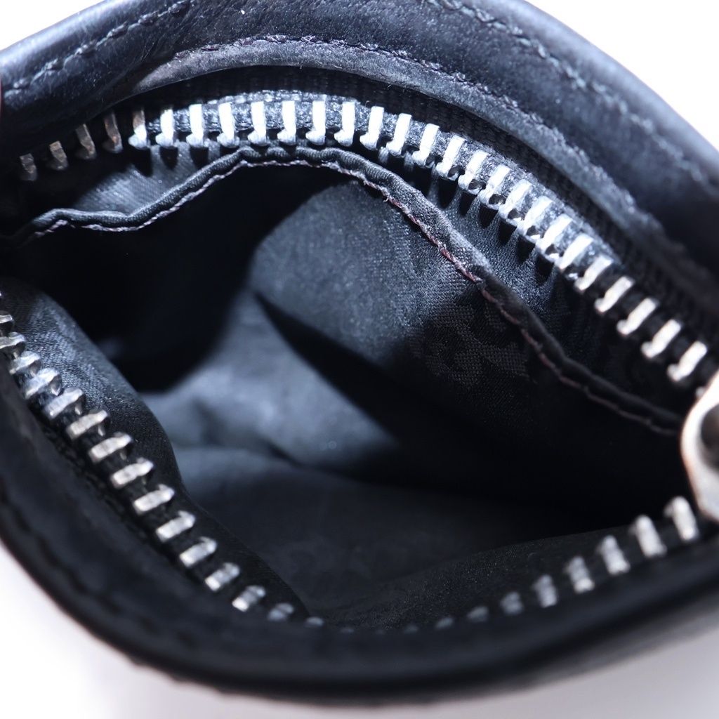 Chrome Hearts Zpr Chng Purse Change Daga Zip Coin Case Black — view 4