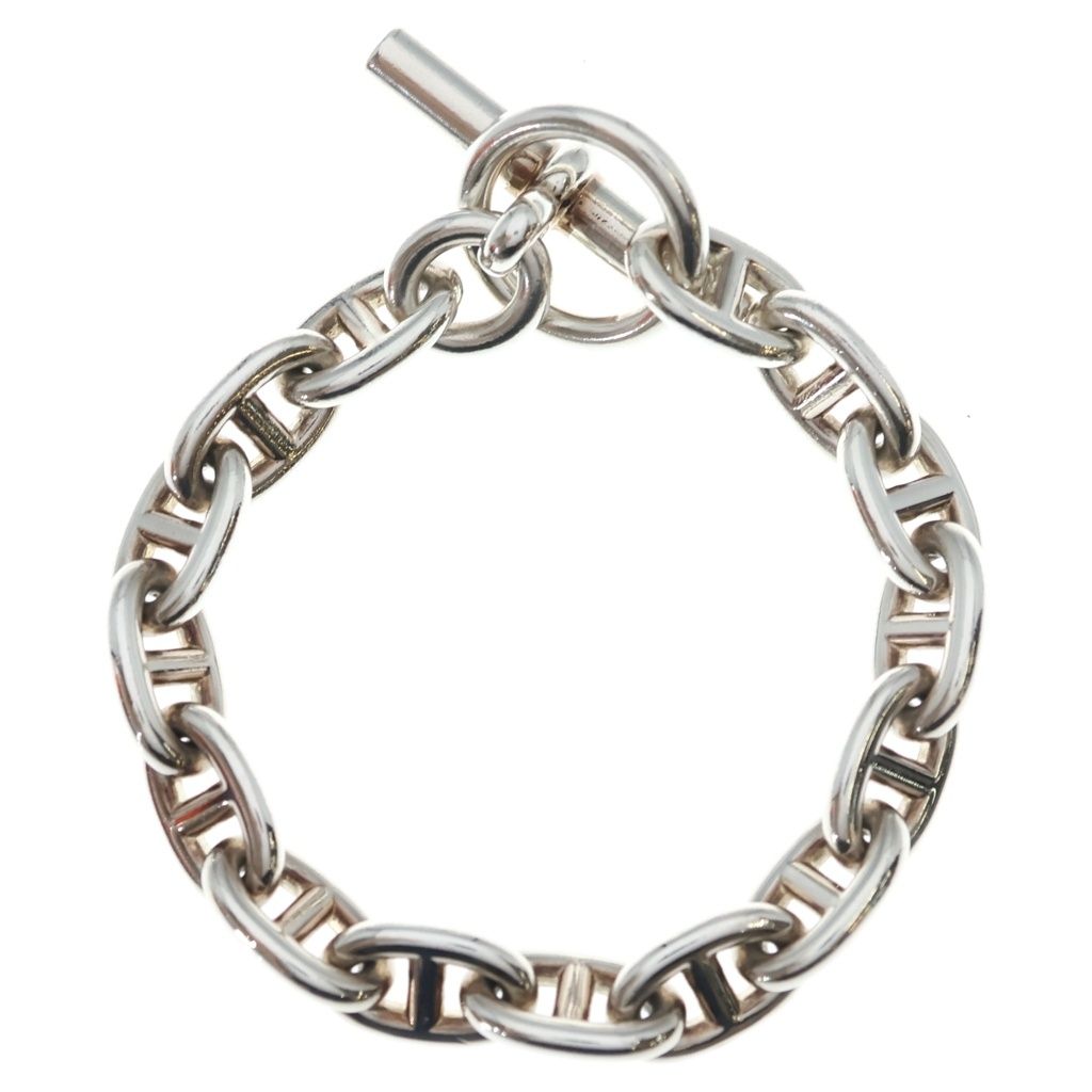 Hermes Chaine D'ancre Chain Bracelet Silver — view 2