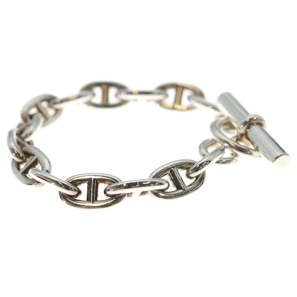 Hermes Chaine D'ancre Chain Bracelet Silver — view 3
