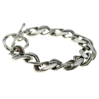 Saint Laurent Metal Chain Bracelet Silver — view 4