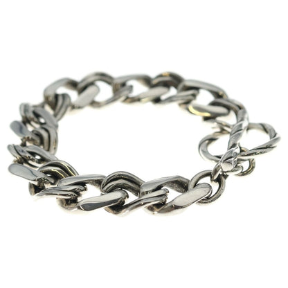 Saint Laurent Metal Chain Bracelet Silver — view 3
